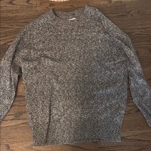 Z Supply Gray Crewneck Sweater Relaxed Fit